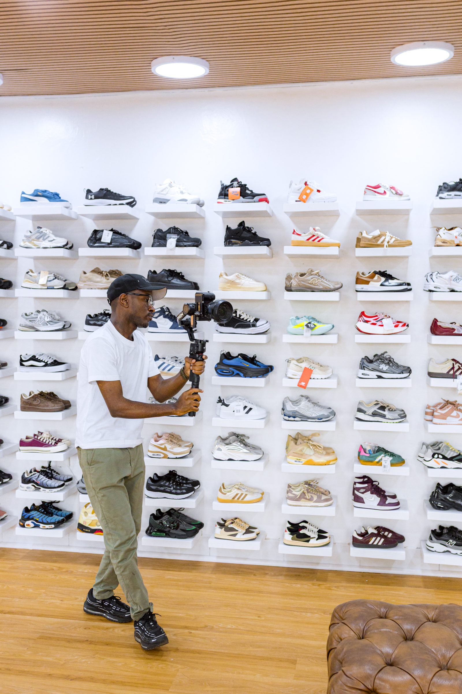 KGL Kicks Store Showcasing Pictures