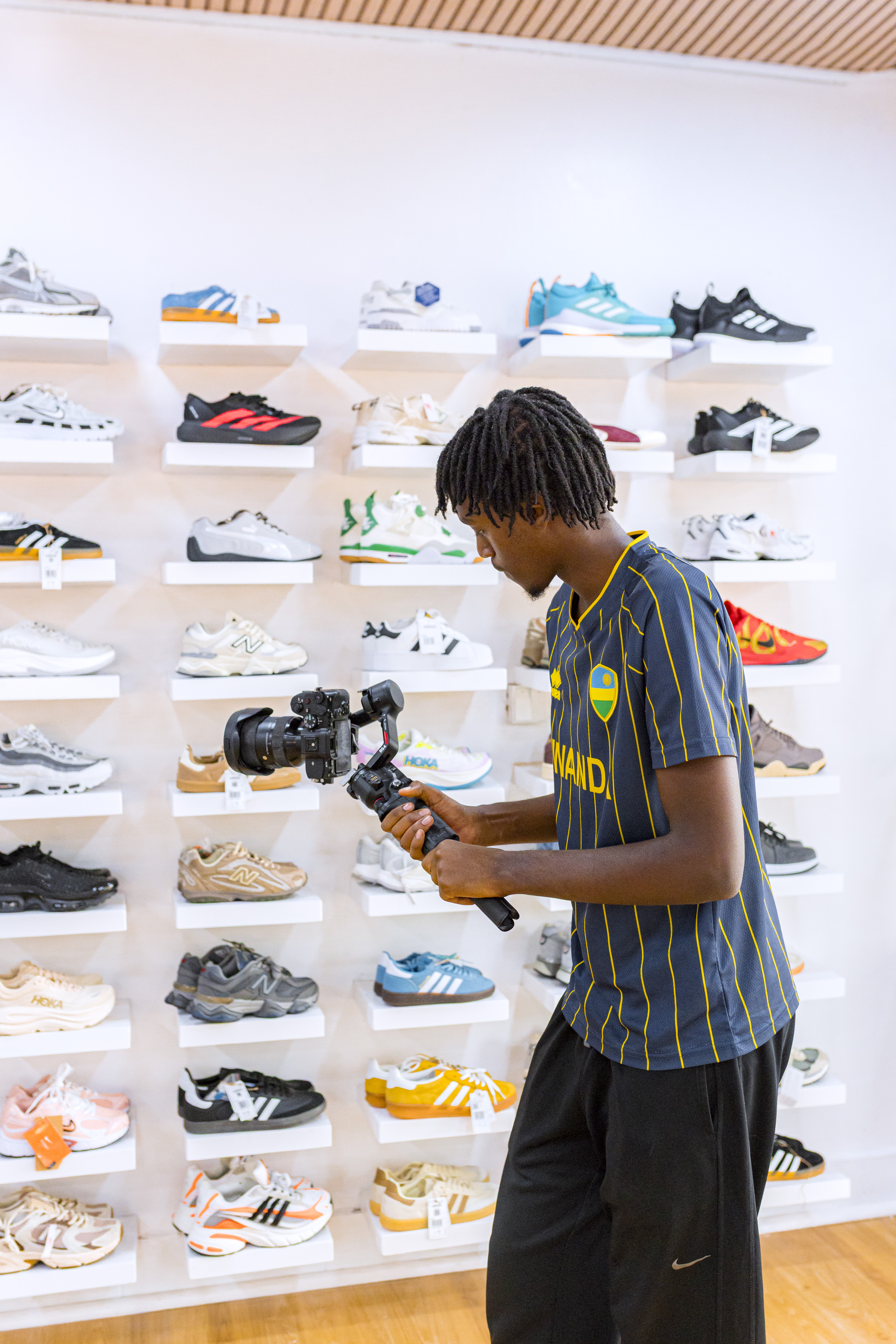 KGL Kicks Store Showcasing Pictures