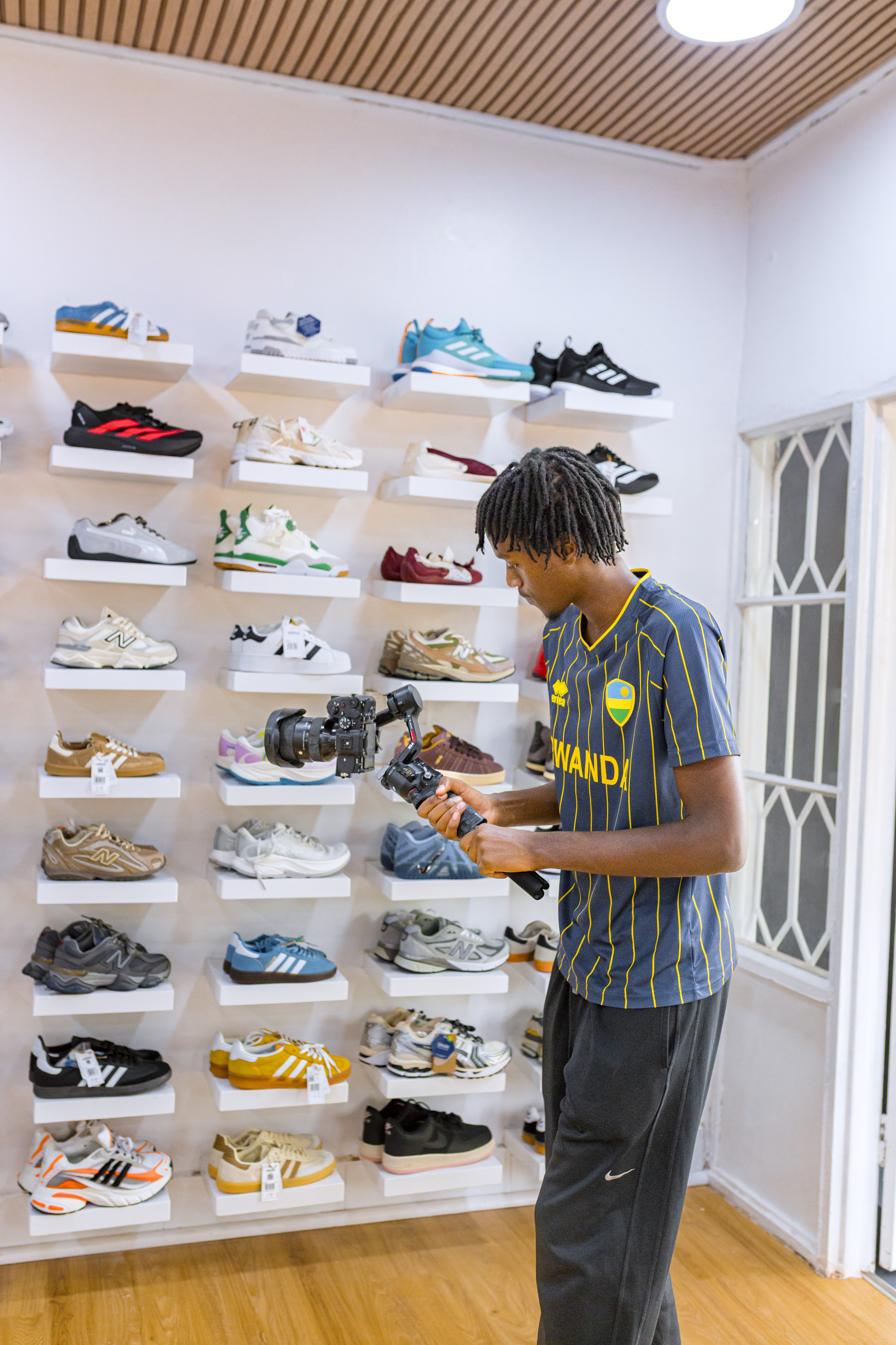 KGL Kicks Store Showcasing Pictures